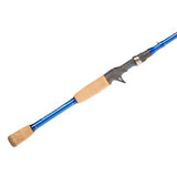 Blue Bait Caster Fishing Rod